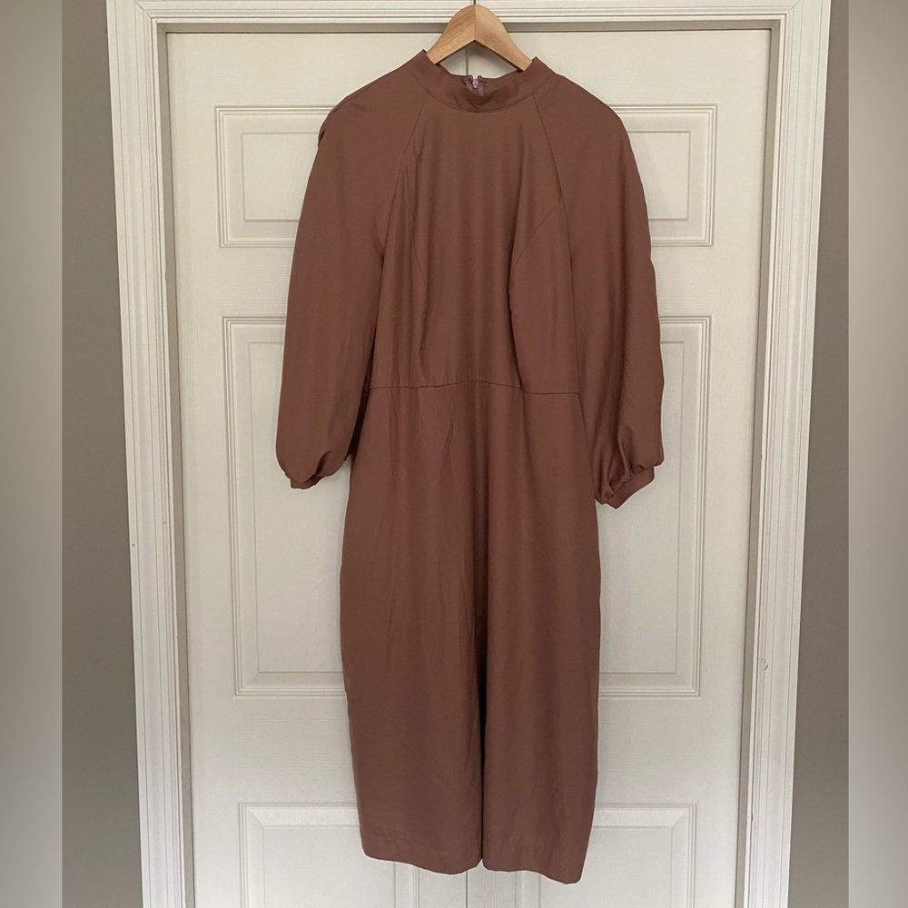 {Eloquii} Midi Dress in Dusty Pink - Women's 16
